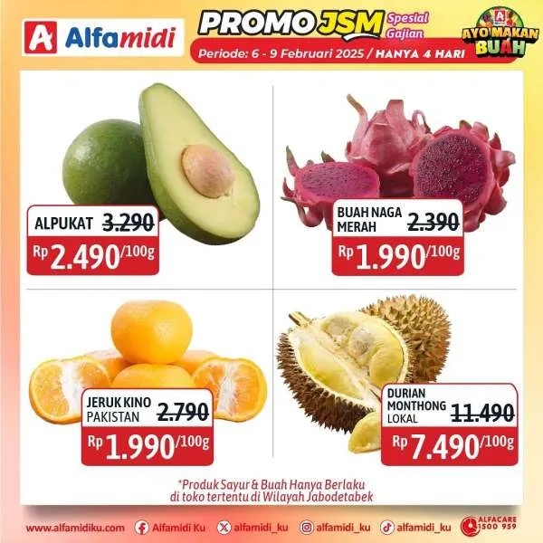 Promo JSM Alfamidi Hanya 4 Hari Periode 6-9 Februari 2025