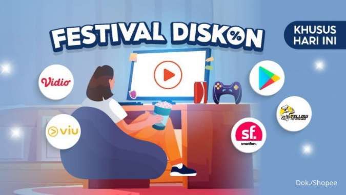 Hanya Hari Ini, Beli Pulsa dan Voucher Game di Shopee Diskon 95%!