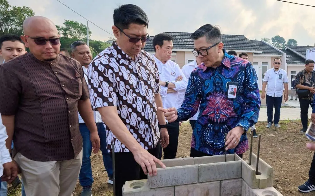 SMGR dan Asatu Realty Bangun 500 Rumah dengan Bata Interlock di Cianjur
