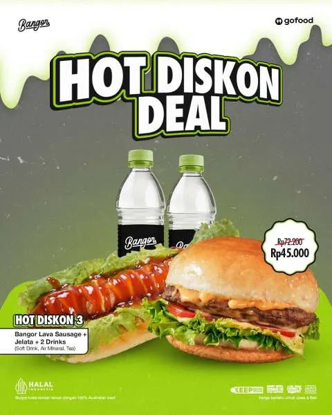 Promo Burger Bangor Hot Diskon Deal 3