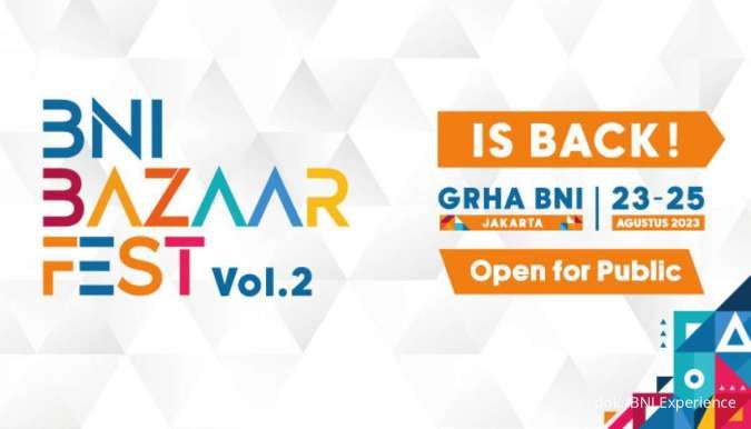 BNI Bazaar Fest Vol 2 Sediakan 9 Promo Kuliner hingga 25 Agustus 2023