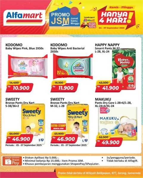 Promo JSM Alfamart Periode 4-7 September 2025