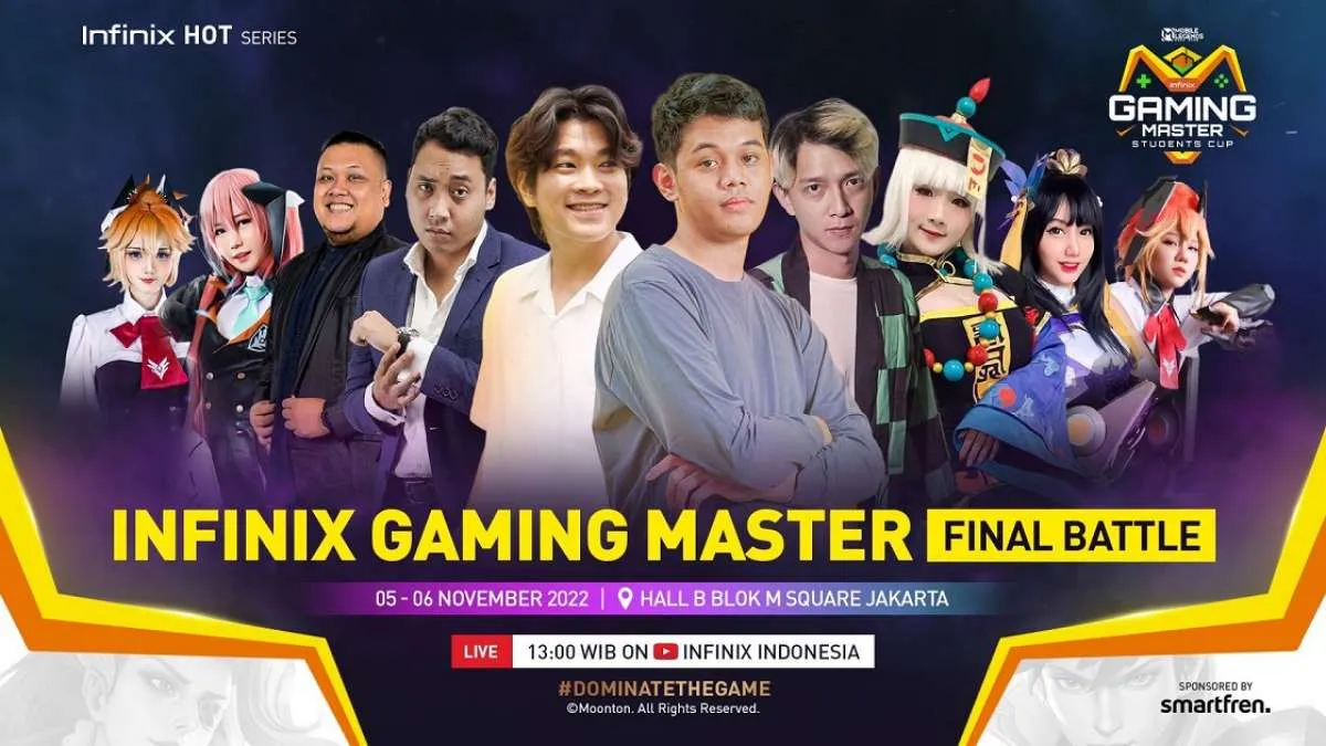 Total Hadiah Ratusan Juta Rupiah, Grand Final INFINIX MLBB Gaming Master Siap Digelar