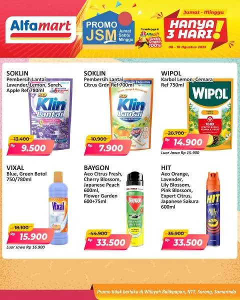 Promo JSM Alfamart Periode 8-10 Agustus 2025