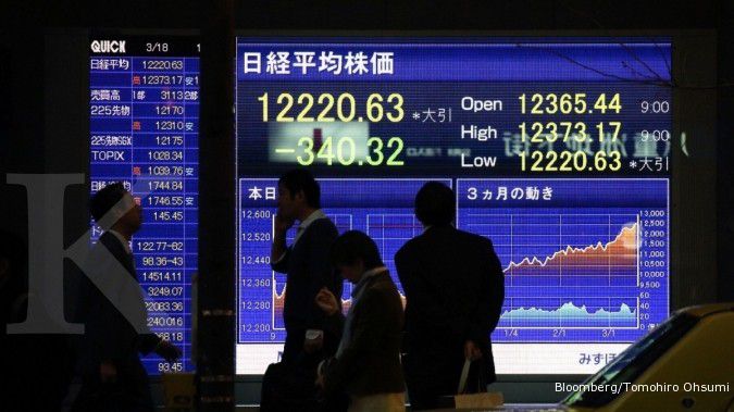 Bursa Asia ikut tertekan stimulus Jepang