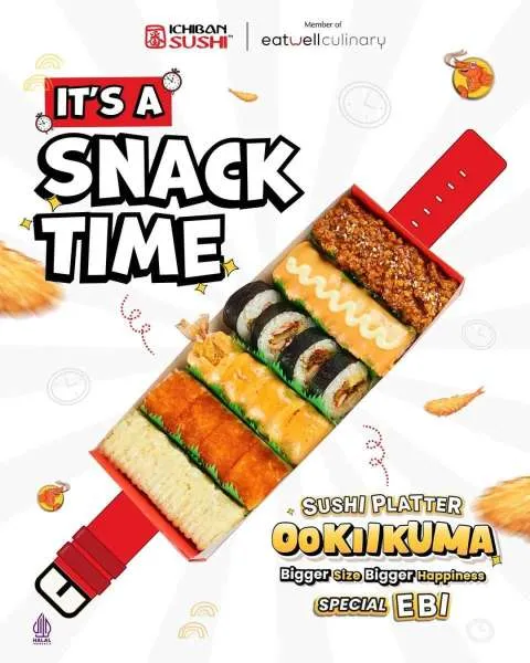 Promo Ichiban Sushi Sushi Platter Ookiikuma Oktober