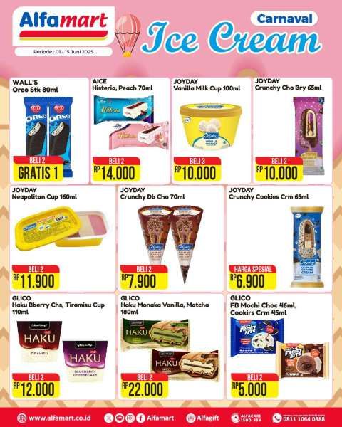 Promo Es Krim di Alfamart 1-15 Juni 2025