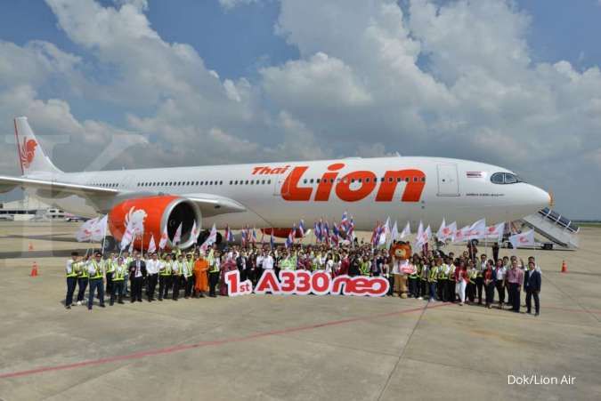Thai Lion Air datangkan pesawat baru, begini mewahnya kabin Airbus 330neo