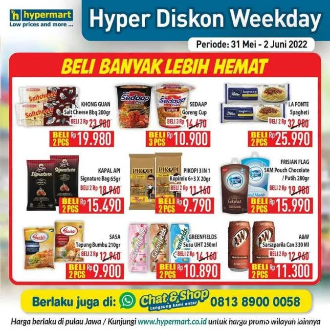 Promo Hypermart Mulai 31 Mei-2 Juni 2022