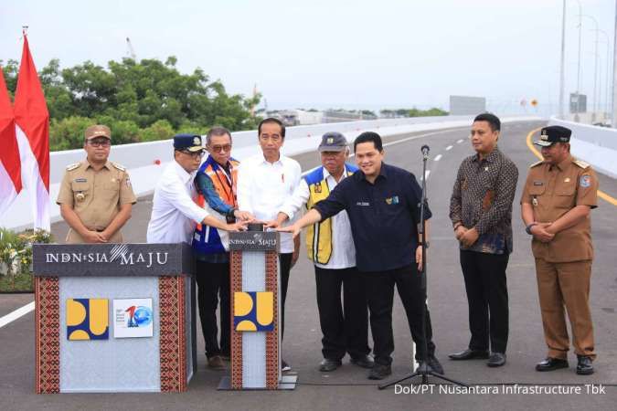 Presiden Jokowi Resmikan Jalan Akses Tol MakassarNewPort,Konektivitas Timur Indonesia