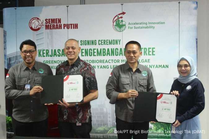 Algaepark Gandeng Semen Merah Putih Luncurkan Alat Penyerap CO2 Berbasis Mikroalga