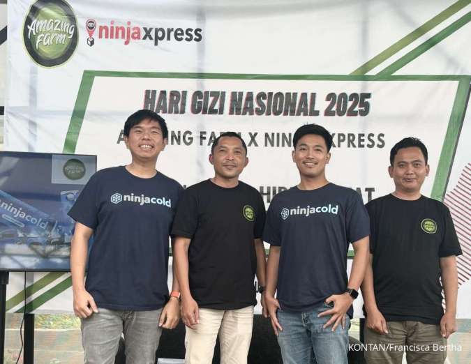 Kolaborasi Ninja Xpress dan Amazing Farm Percepat Distribusi Makanan Sehat