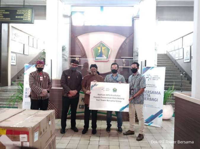 Peran Aktif Dukung Pemerintah Tanggulangi Covid-19, TBIG Salurkan Bantuan Alat Pelindung Diri kepada Pemkot Malang