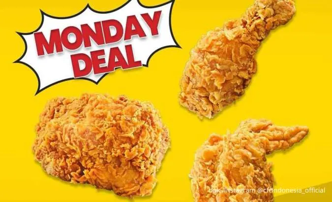 Senin Hemat dengan Promo CFC Monday Deal, Dapatkan 4 Ayam Goreng Cuma Rp 50.000