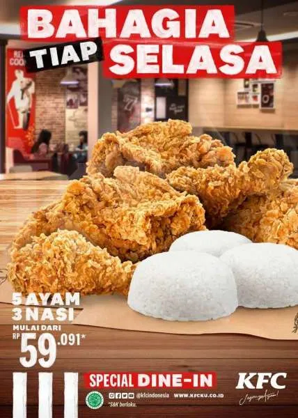 Promo KFC Bahagia Tiap Selasa (25/1)