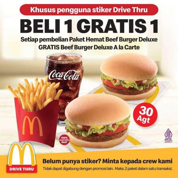 Promo McD Terbaru Beli 1 Gratis 1 Hanya Hari Ini 30 Agustus 2023