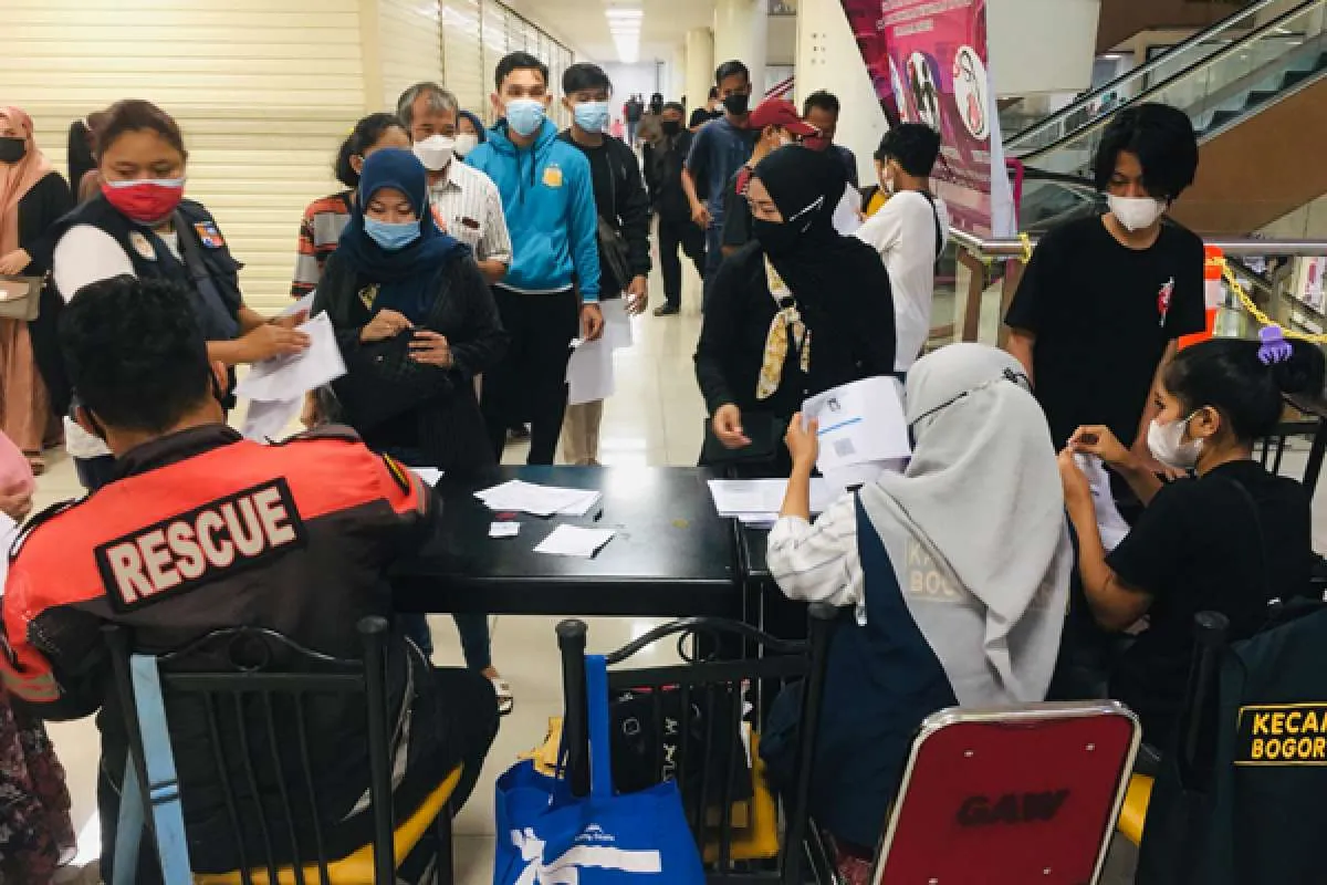 Ada penambahan vaksinasi Covid-19 sebanyak 934.020 dosis per 18 Oktober