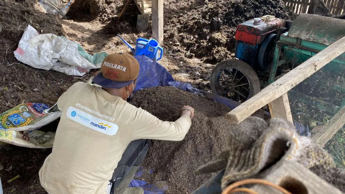 Terapkan ESG, Bank Mandiri Kelola 250 Ton Sampah Jadi Energi Terbarukan