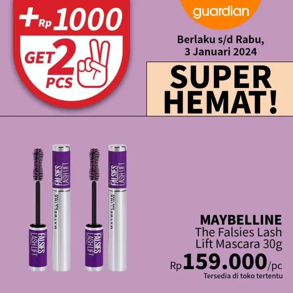 Promo Guardian Super Hemat Periode 21 Desember 2023-3 Januari 2024