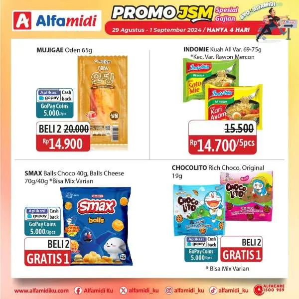 Promo JSM Alfamidi Spesial Gajian Periode 29 Agustus-1 September 2024