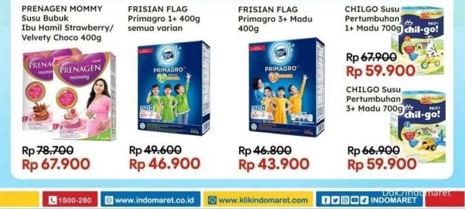 Promo Indomaret Susu Sehat Harga Hemat Periode 16-28 Februari 2022