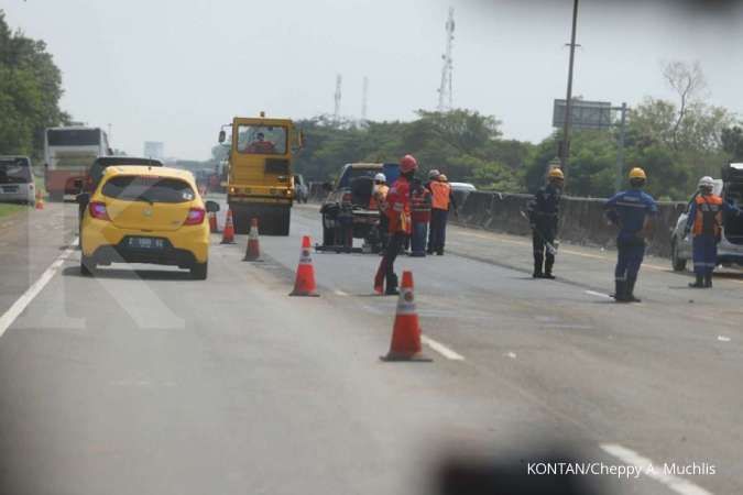 Perbaikan Lubang di Jalan Tol Dikebut Jelang Mudik, Target Rampung H-10 Lebaran