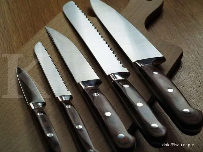 Ilustrasi beberapa jenis pisau dapur yang bisa anda gunakan untuk mengolah daging
