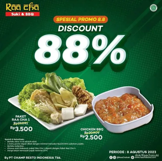 Promo 8.8 Raa Cha Suki