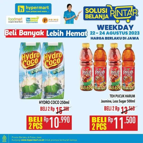 Promo Hypermart Beli Banyak Lebih Hemat Periode 22-24 Agustus 2023