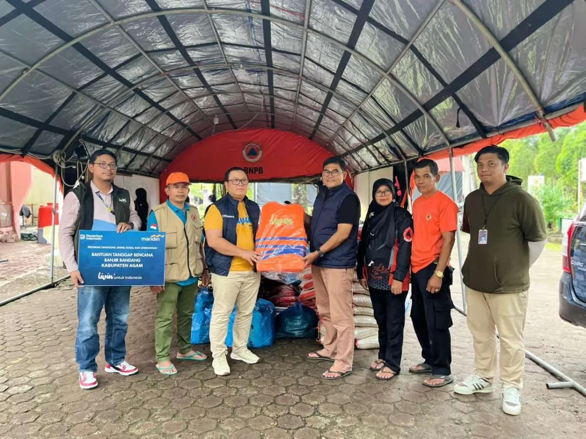 Bank Mandiri Hadir untuk Sumatera, Ribuan Bantuan Darurat Diterjunkan bagi Penyintas