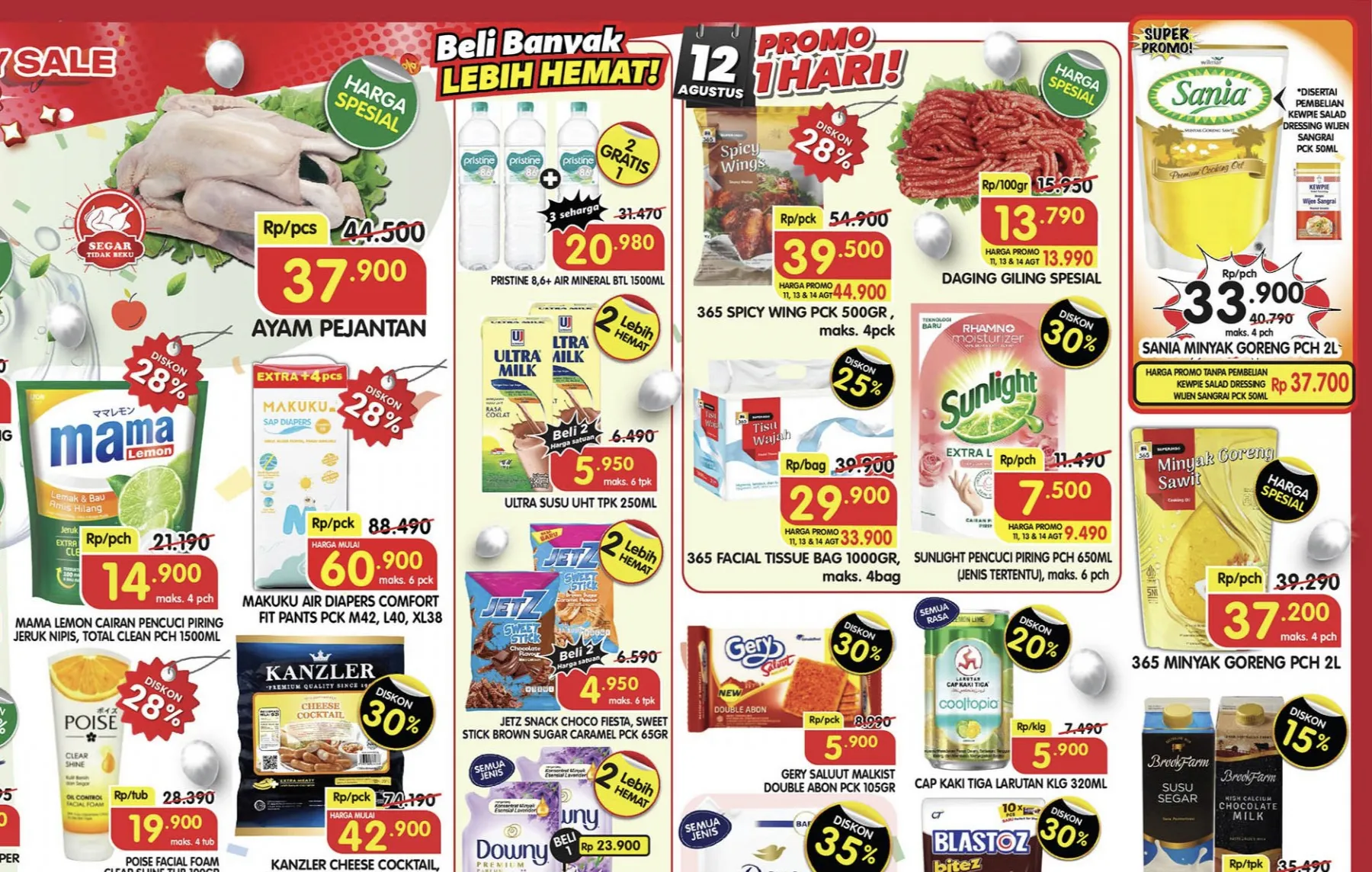 Promo Superindo Weekday Periode 11-14 Agustus 2025