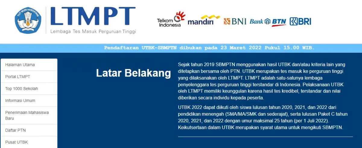 Cara Memilih Pusat UTBK 2022 dan Cetak Kartu Peserta, Harus PIlih Lokasi Terdekat