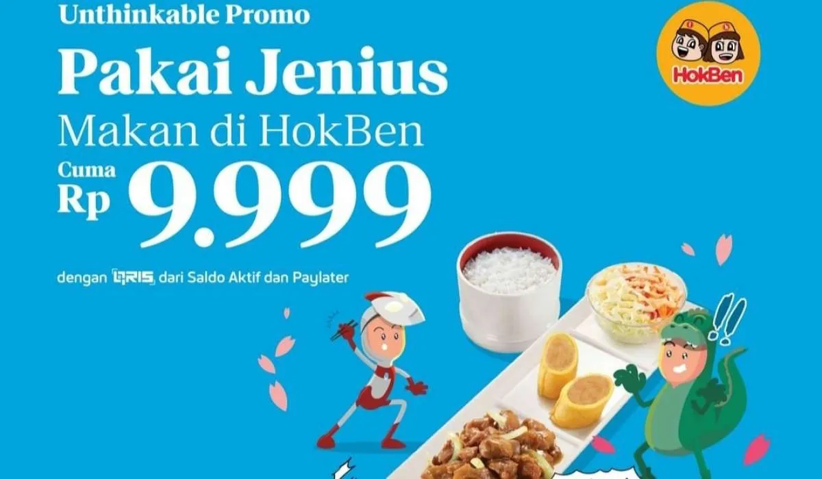 Promo HokBen x Jenius Mei 2024, Makan Hemat Hanya Rp 9.999 Segera Berakhir Besok