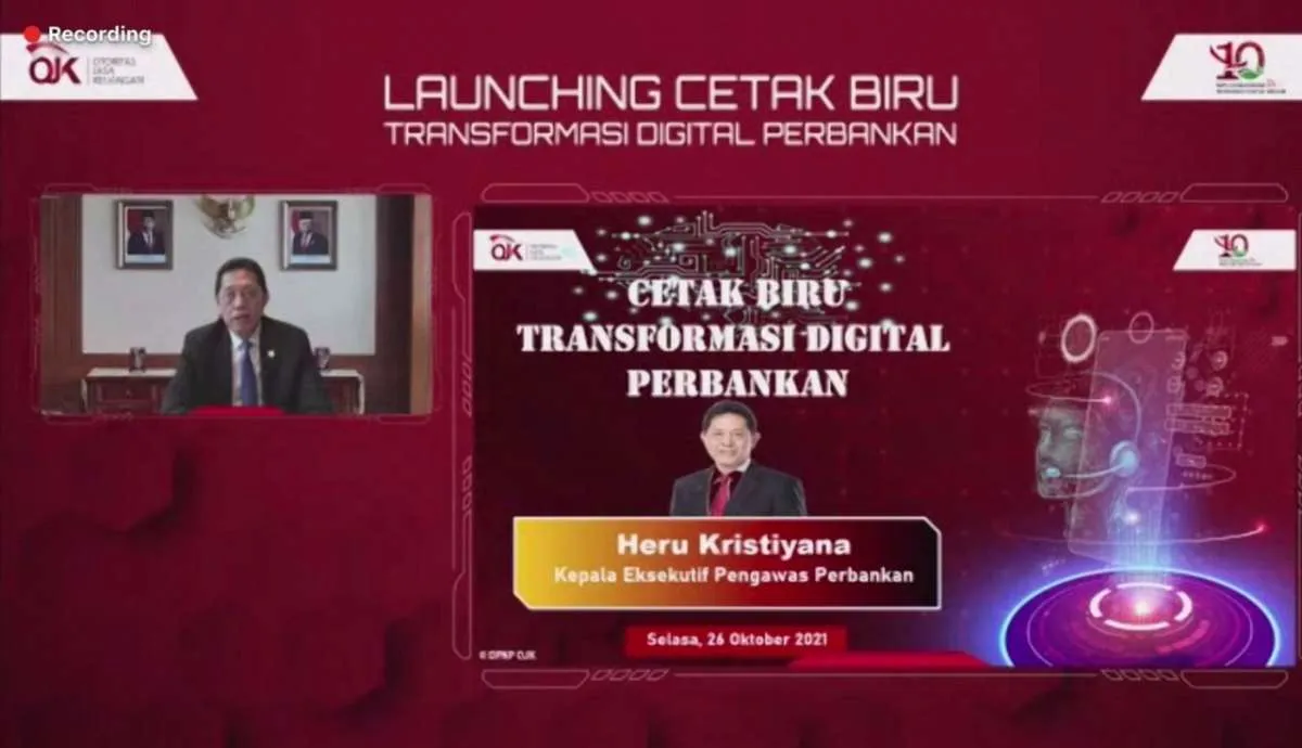 Perkuat Industri Perbankan, OJK Luncurkan Cetak Biru Transformasi Digital