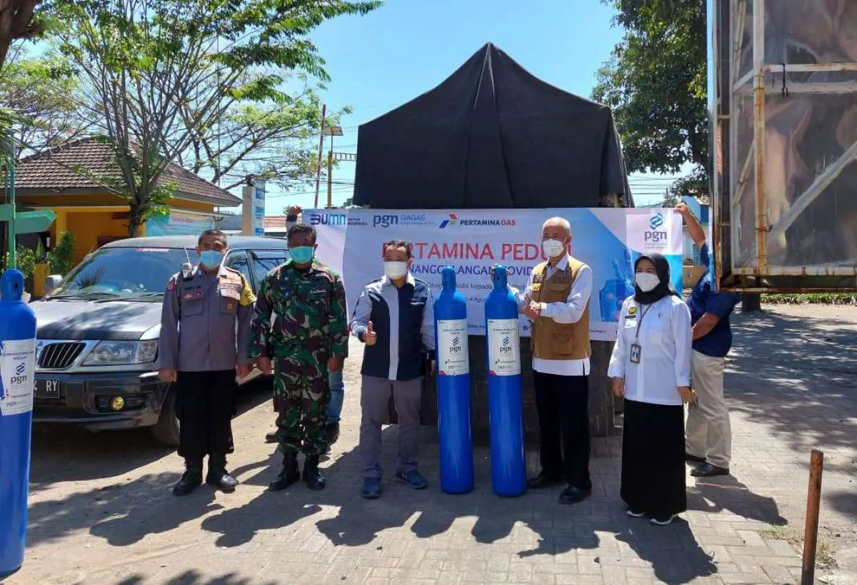 PGN salurkan 50 tabung oksigen untuk rumah sakit di Probolinggo