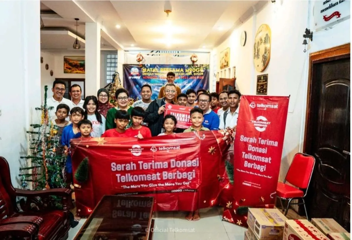 Jelang Natal 2023, Telkomsat Lakukan CSR di Panti Asuhan Yayasan Bhakti Kasih Abba