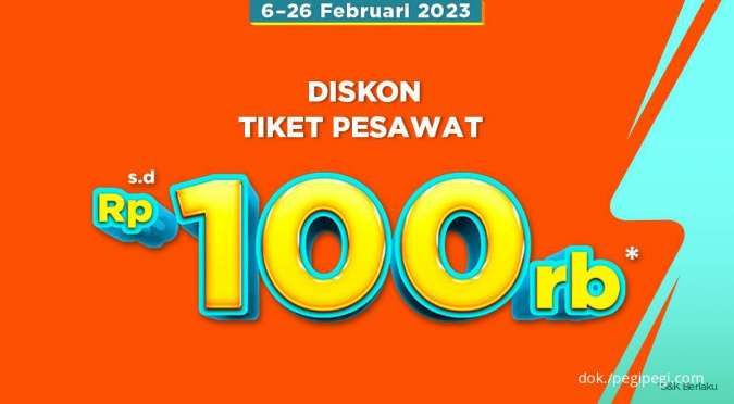 Promo PegiPegi Salecation 6-26 Februari 2023, Diskon Tiket Pesawat hingga Rp 100.000