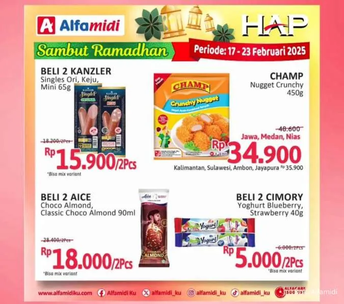 Promo Alfamidi Hemat Satu Pekan Periode 17-23 Februari 2025