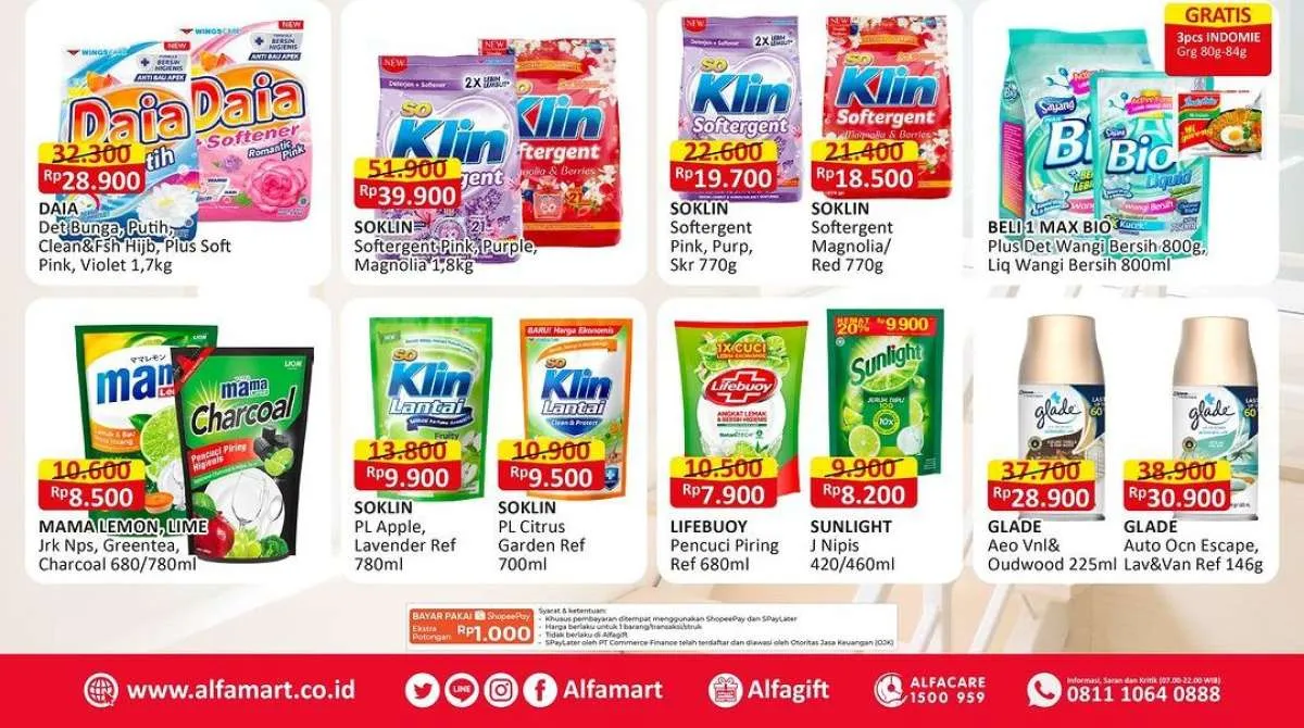 Promo Alfamart Terbaru Diskon 45% di Januari 2024, Serba Rp 5.000 dan Deterjen Murah