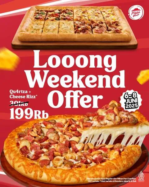 Promo Pizza Hut Long Weekend Offer Juni