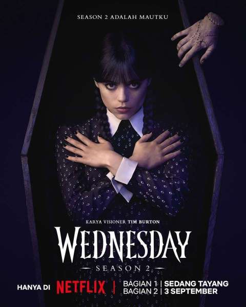 Wednesday di Netflix