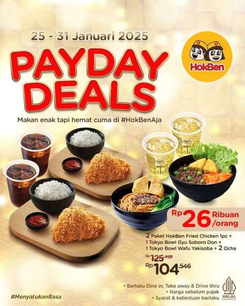 Promo HokBen Payday 25-31 Januari 2025