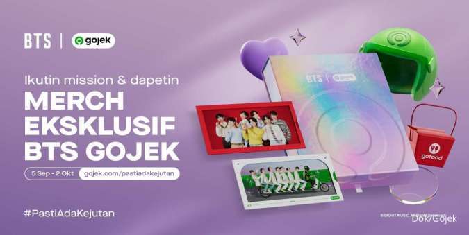 Gojek dan BTS Beri Kejutan Spesial bagi Pengguna Setia