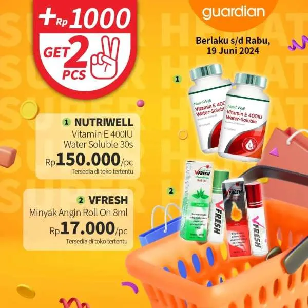 Promo Guardian Super Hemat Periode 6-19 Juni 2024