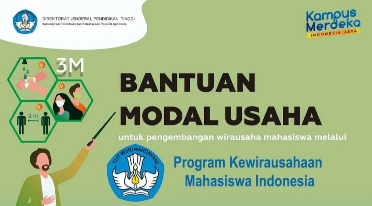 Program PKMI 2021 dari Ditjen Dikti, buat mahasiswa yang cari modal usaha