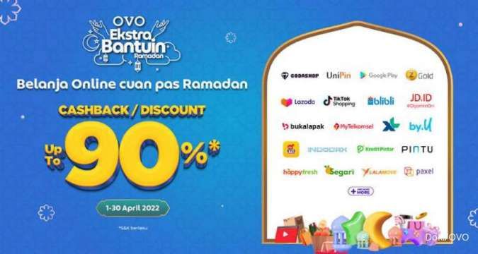 Promo OVO Ramadan 2022, Bayar Tagihan Dapat Cashback 20%