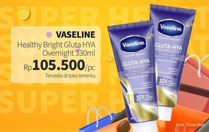 Promo Guardian 1-12 November 2025, Tambah Rp 1.000 Dapat 2 Overnight Body Serum