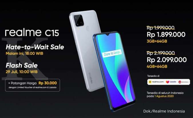 Realme C15 Resmi Masuk Indonesia Ini Harga Dan Spesifikasinya