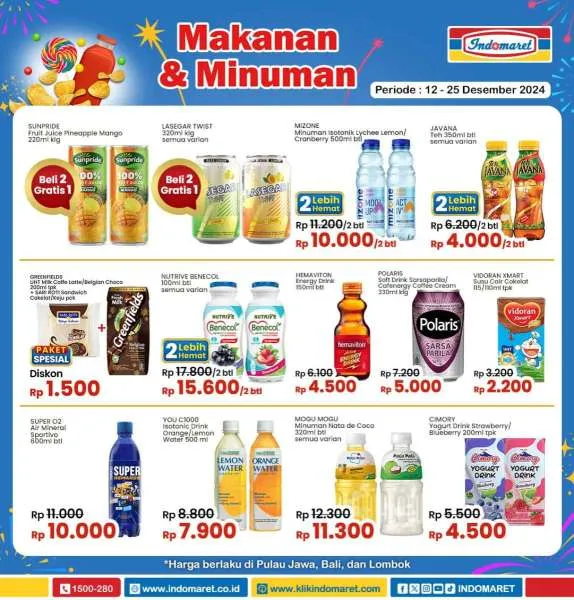 Promo Indomaret Super Hemat Periode 12-25 Desember 2024