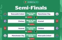 Jadwal Semifinal Carabao Cup: Chelsea Jumpa Arsenal, Newcastle Tantang Man City